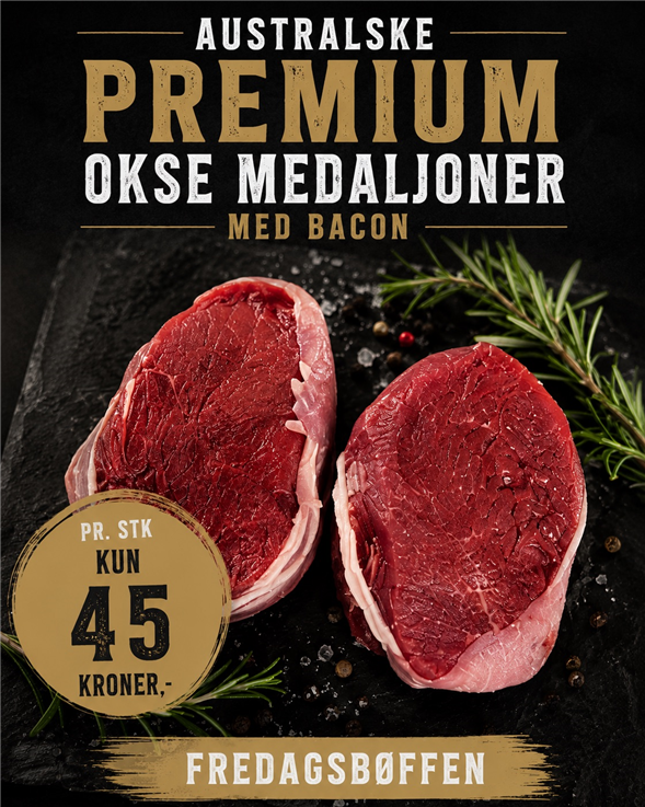 AUSTRALSK PREMIUM KØD MØR OG LÆKKER.🥇🥇